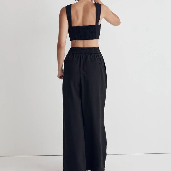 [NWT] Madewell Linen Bralette in Black - Picture 5 of 6